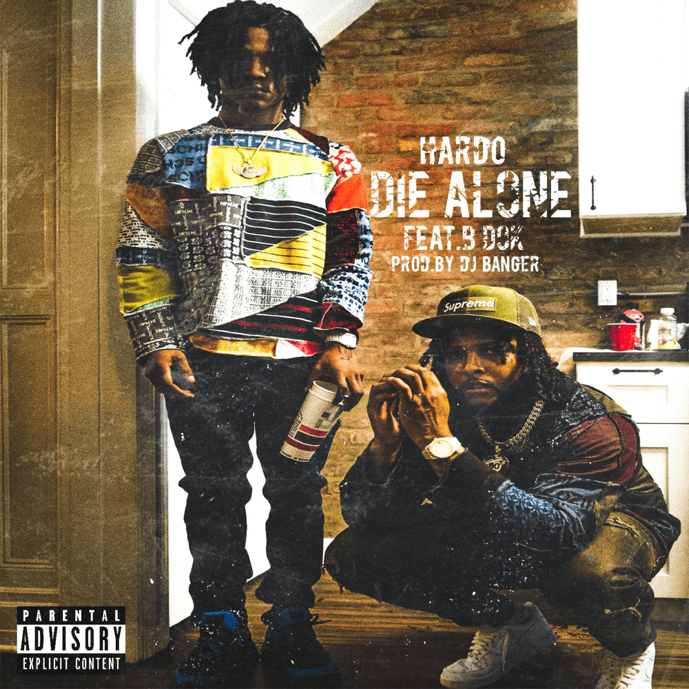Album cover art for "Die Alone" by Hardo