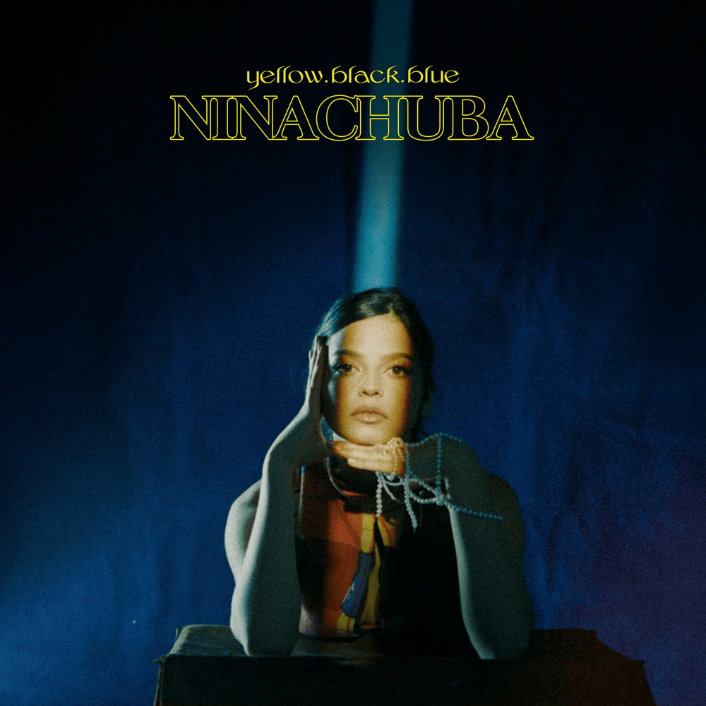 Album cover art for "Yellow Black Blue" by Nina Chuba