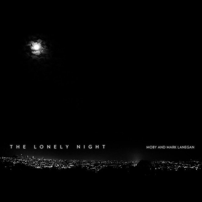 Album cover art for "The Lonely Night" by Moby & Mark Lanegan