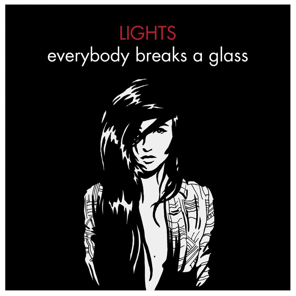 Album cover art for "Everybody Breaks a Glass" by Lights & Holy Fuck & Shad