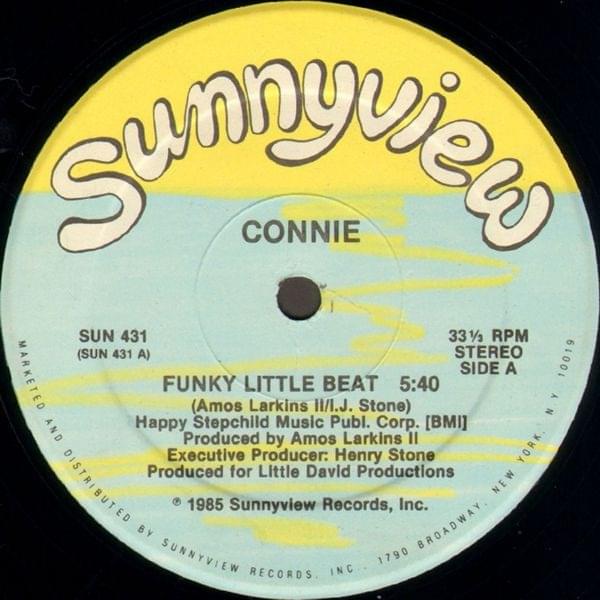 Album cover art for "Funky Little Beat" by Connie (Pop)