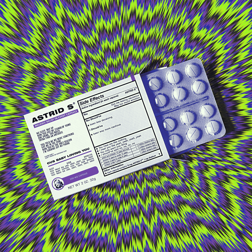 Album cover art for "Side Effects" by Astrid S