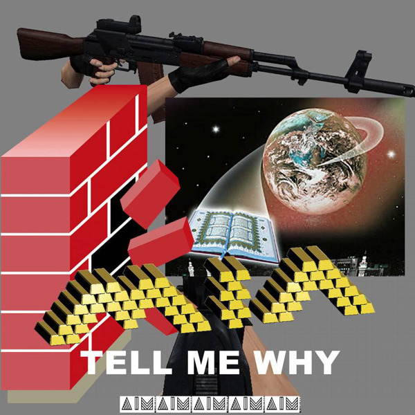 Album cover art for "TELL ME WHY" by M.I.A.