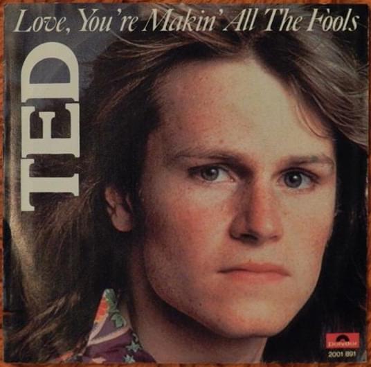 Album cover art for "Love, You’re Makin’ All The Fools" by Ted Gärdestad