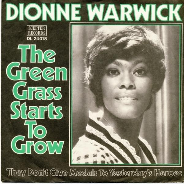 Album cover art for "The Green Grass Starts to Grow" by Dionne Warwick