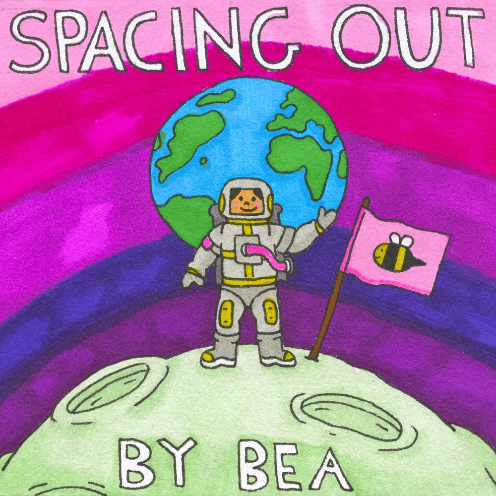 Album cover art for "Spacing Out" by beabadoobee