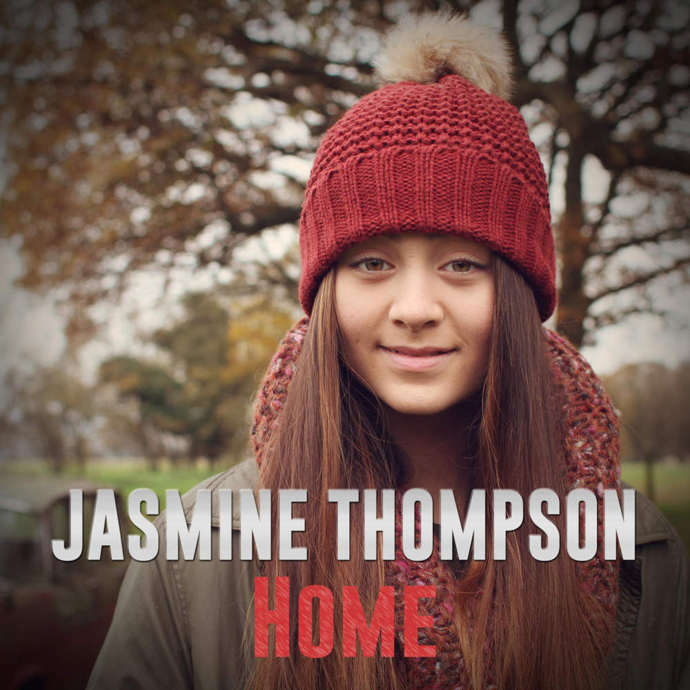 Album cover art for "Home" by Jasmine Thompson