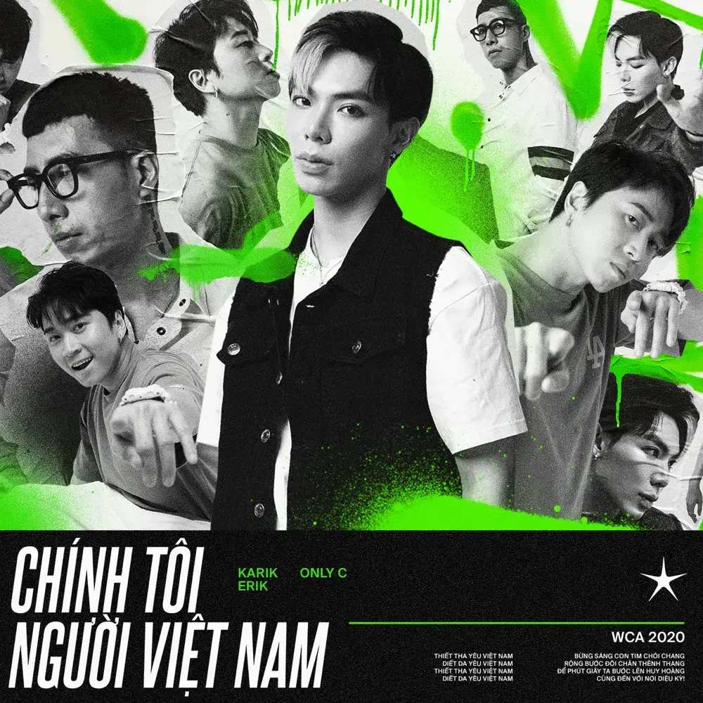 Album cover art for "Chính Tôi Người Việt Nam" by KARIK (VNM) & OnlyC & ERIK
