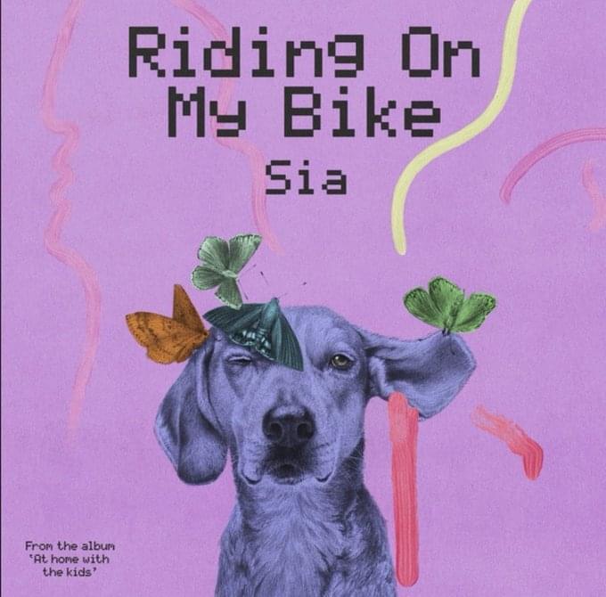 Album cover art for "Riding On My Bike" by Sia