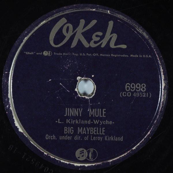 Album cover art for "Jinny Mule" by Big Maybelle