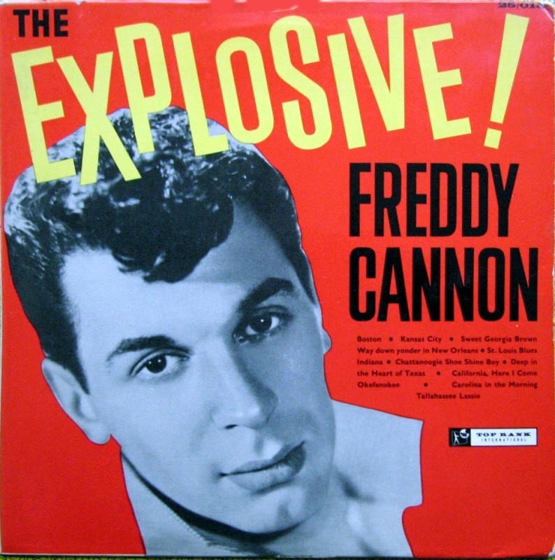 Album cover art for "Palisades Park" by Freddy Cannon