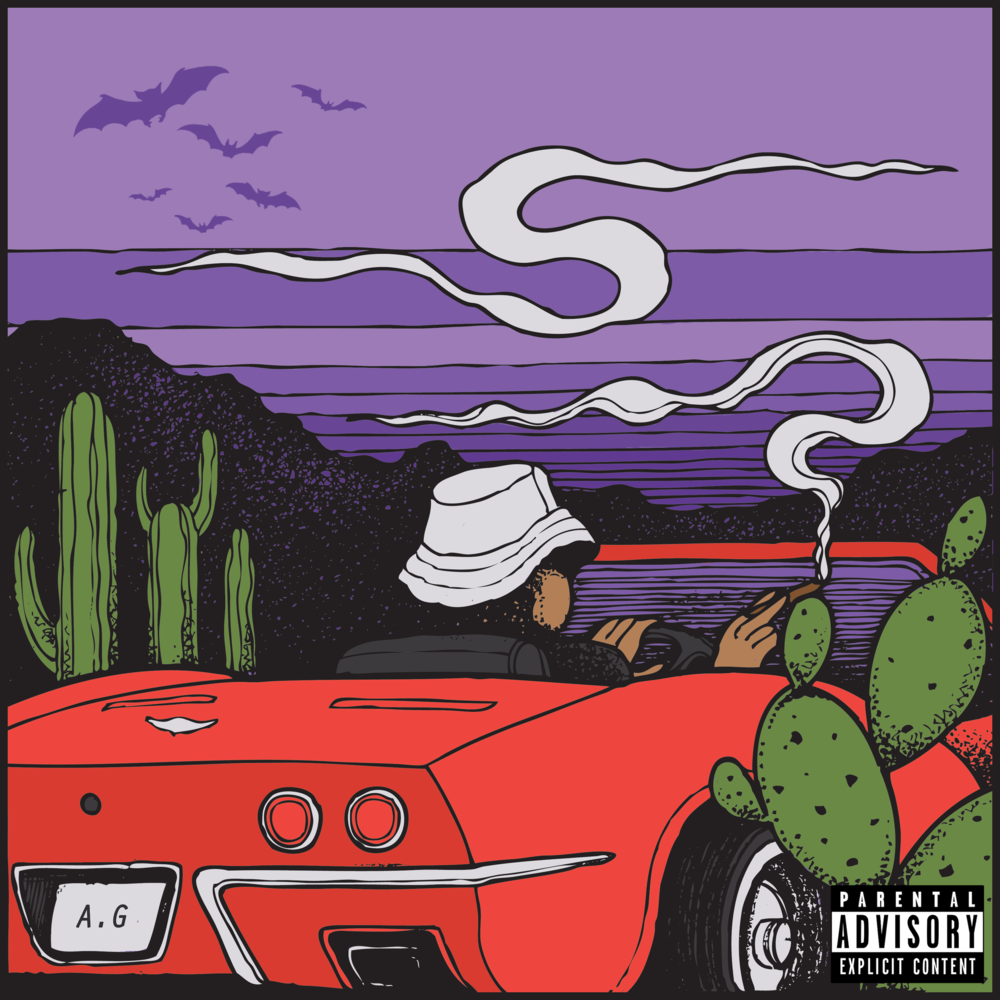 Album cover art for "Last Minute Trips" by Azizi Gibson