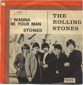 Album cover art for "I Wanna Be Your Man" by The Rolling Stones
