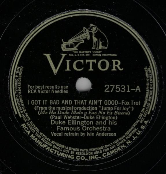 Album cover art for "I Got It Bad and That Ain’t Good" by Duke Ellington