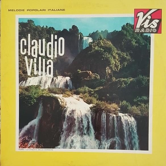 Album cover art for "Bella, affacciati" by Claudio Villa