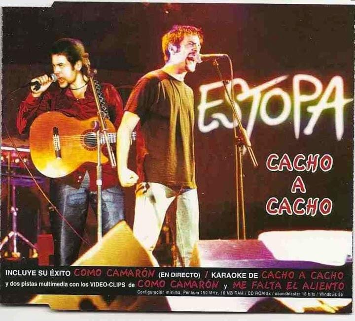 Album cover art for "Cacho A Cacho" by Estopa