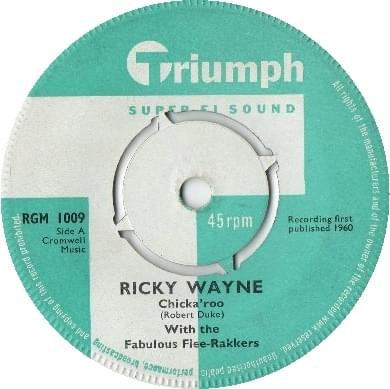 Album cover art for "Chick A’Roo" by Ricky Wayne & The Flee-Rekkers