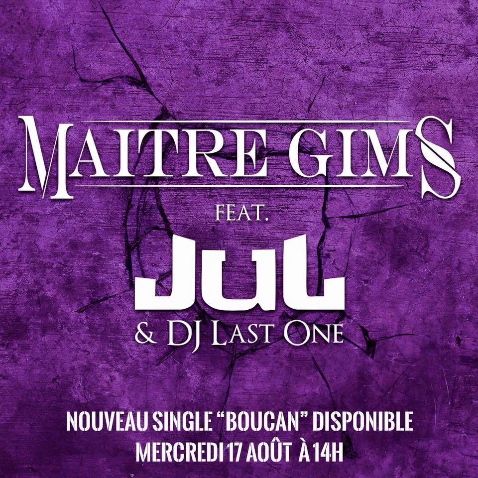 Album cover art for "Boucan (Pilule Violette)" by GIMS & JuL & DJ LastOne
