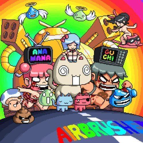 Album cover art for "Airbrushed" by Anamanaguchi