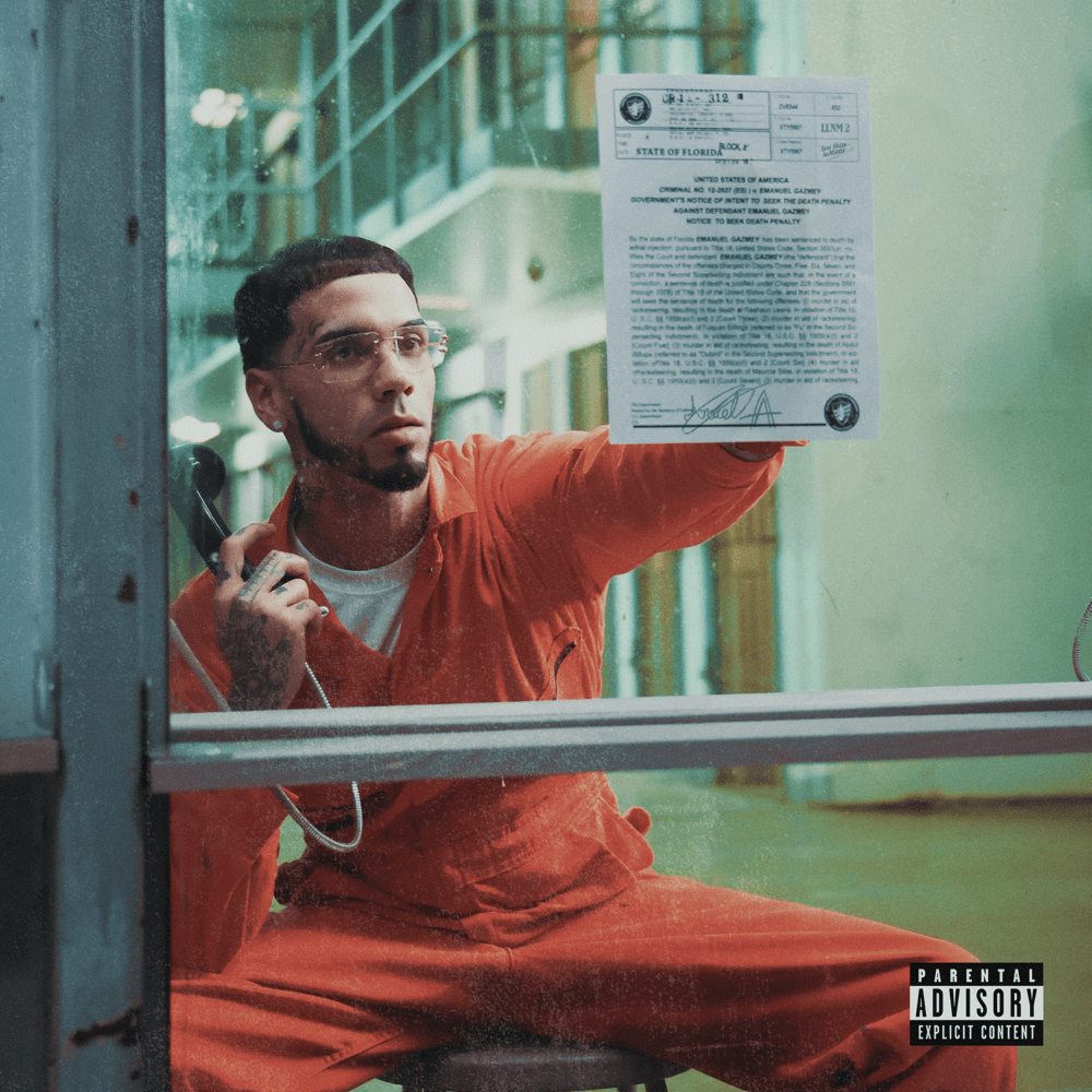 Album cover art for "Si Yo Me Muero" by Anuel AA