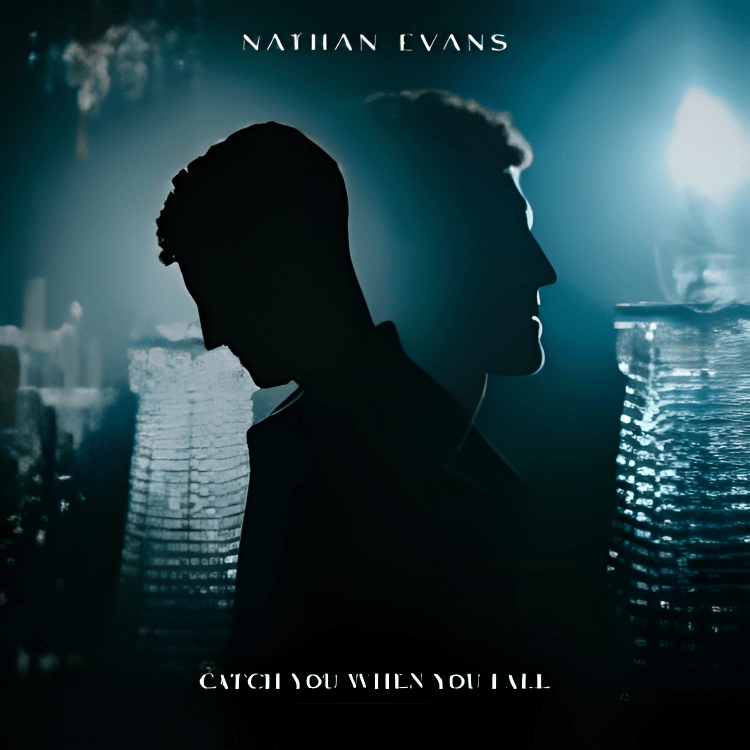 Album cover art for "Catch You When You Fall" by Nathan Evans