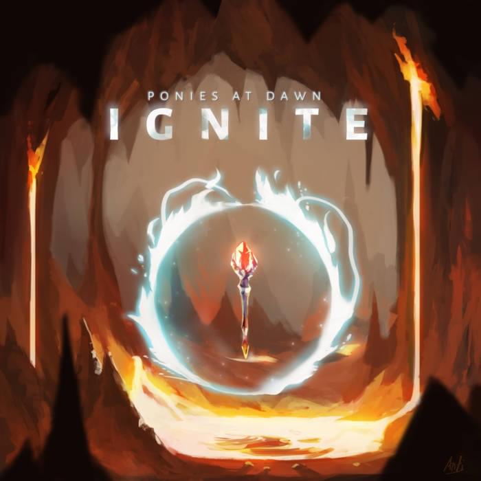 Album cover art for "Spark" by Blackened Blue & PrinceWhateverer & The L-Train
