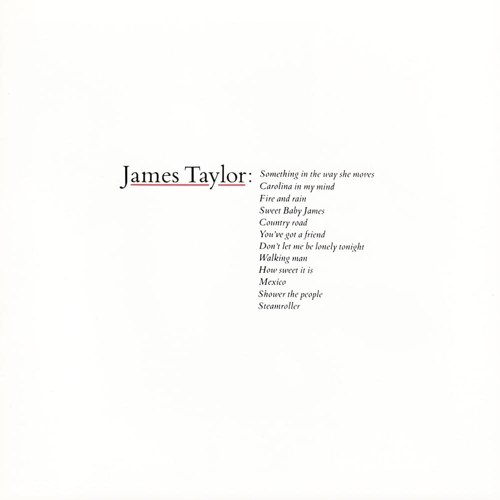 Album cover art for "Steamroller (Live)" by James Taylor
