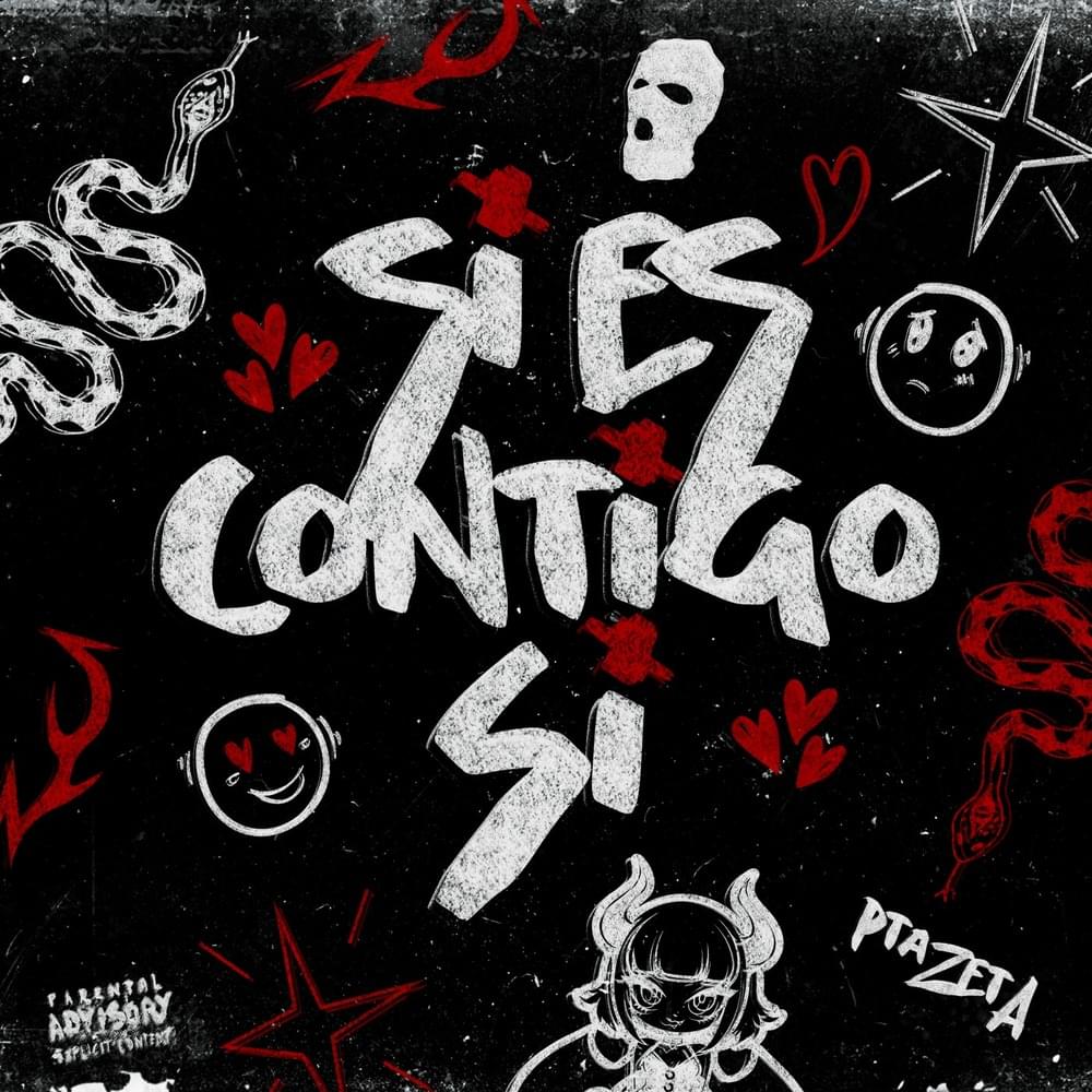 Album cover art for "Si es contigo si" by Ptazeta