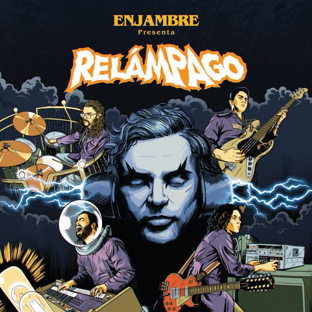 Album cover art for "Relámpago" by Enjambre