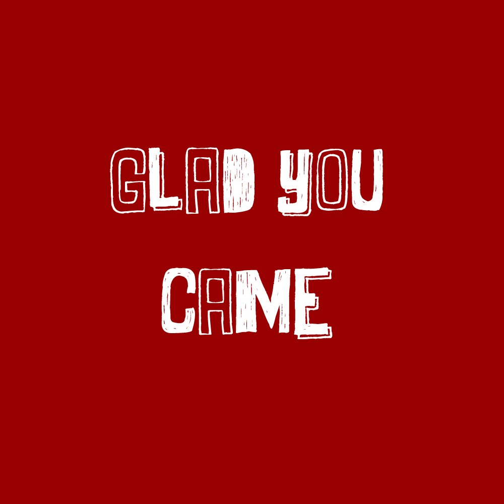 Album cover art for "Glad You Came" by Alex Blue & Black Prez