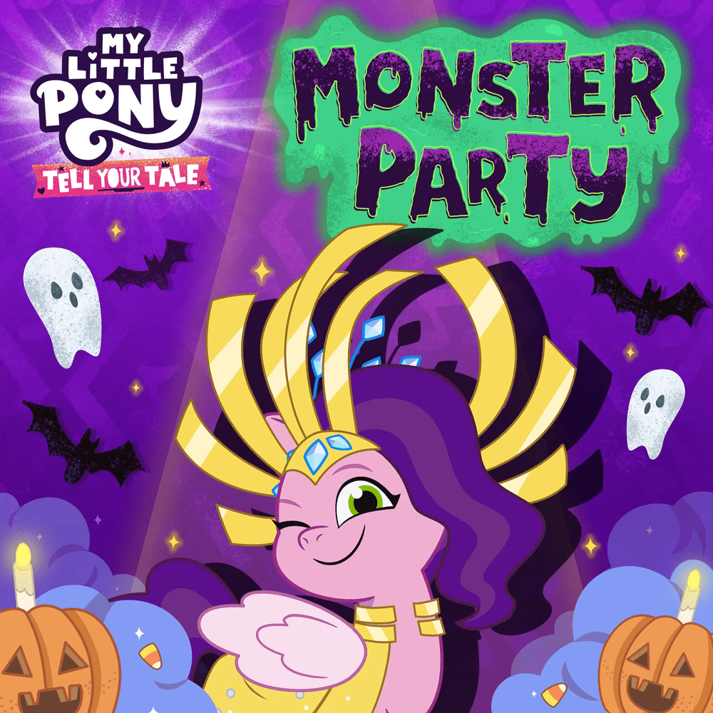 Album cover art for "Monster Party" by My Little Pony