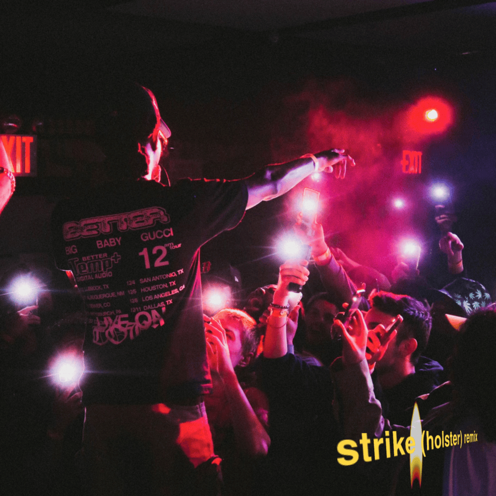 Album cover art for "STRIKE" by BIGBABYGUCCI