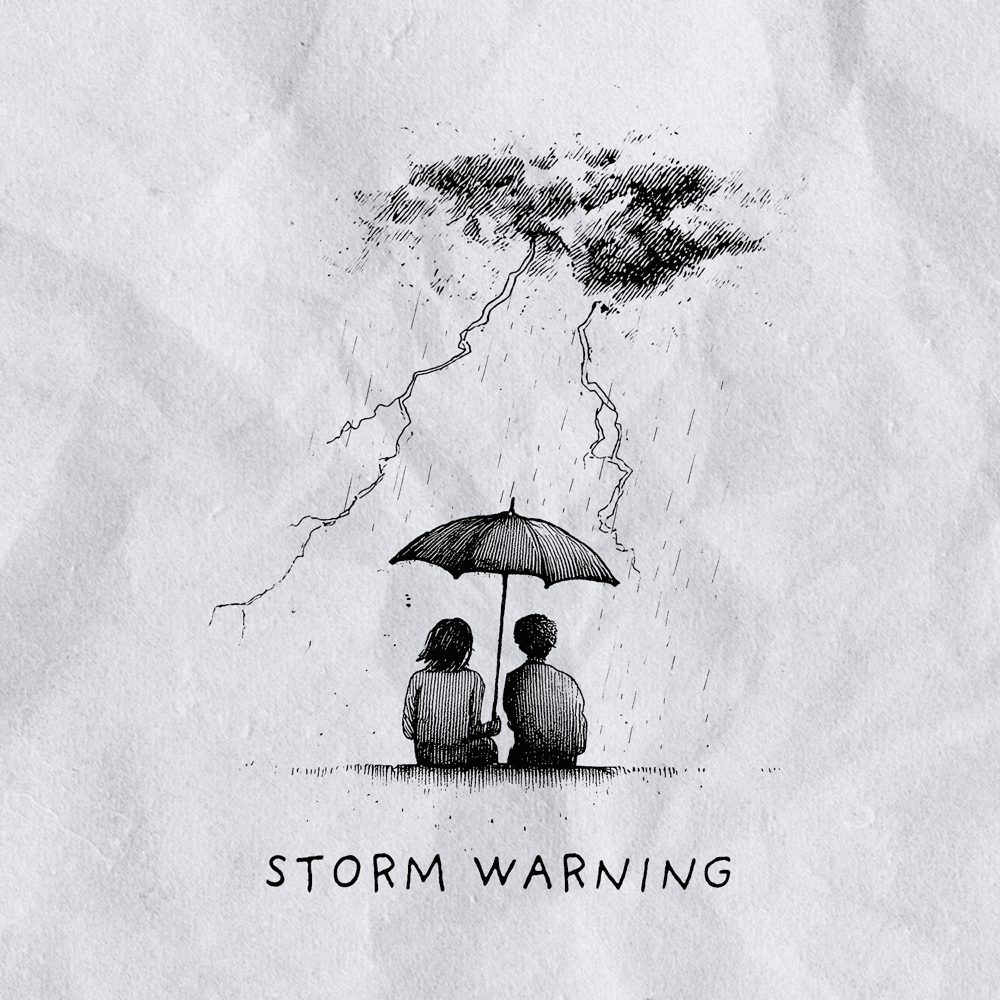 Album cover art for "Storm Warning" by Gavin James