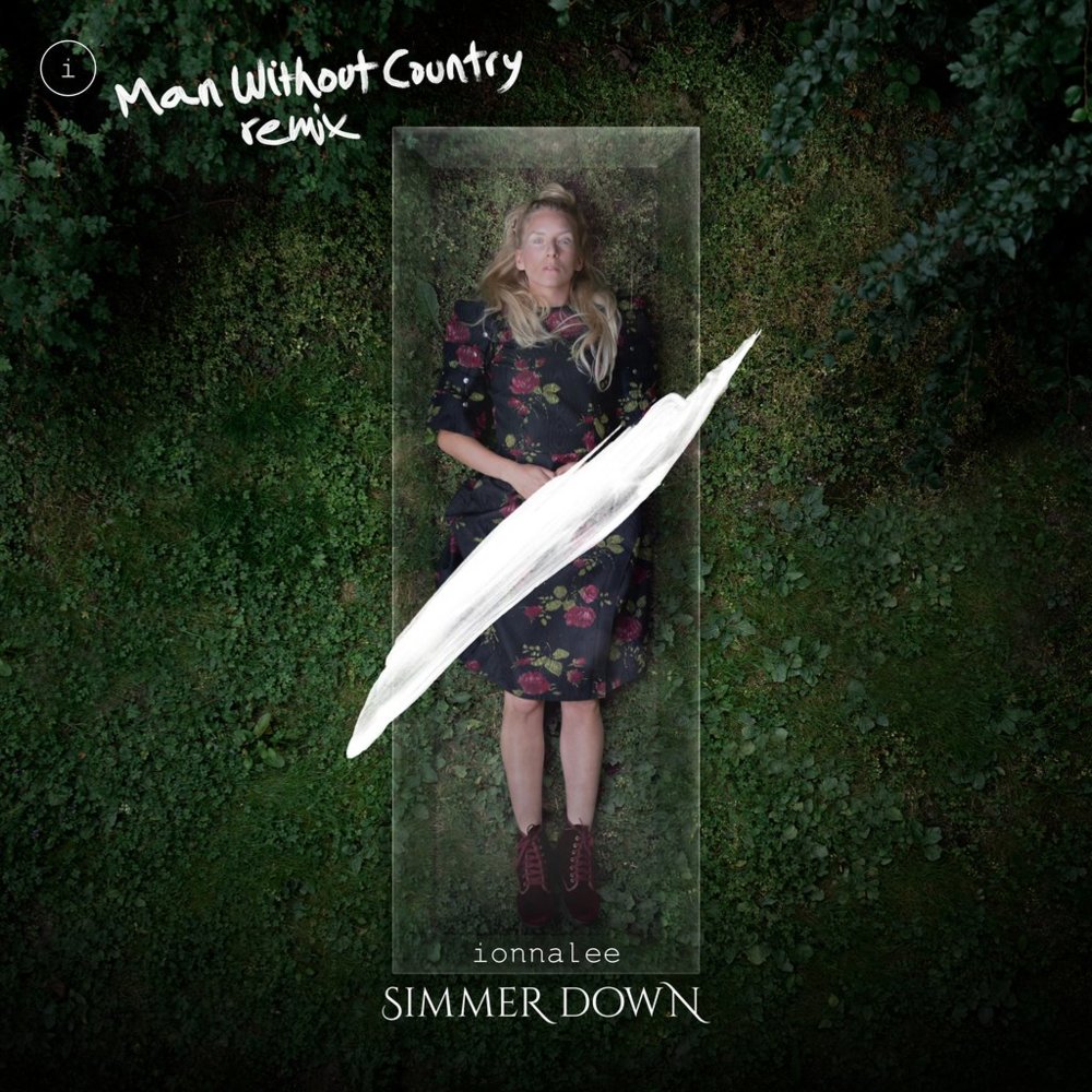 Album cover art for "SIMMER DOWN (MAN WITHOUT COUNTRY remix)" by ionnalee
