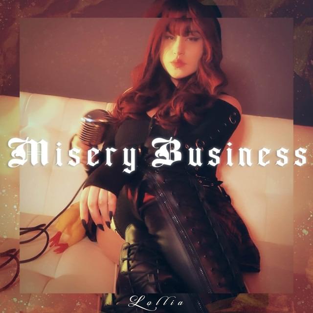 Album cover art for "Misery Business" by Lollia & Sleeping Forest