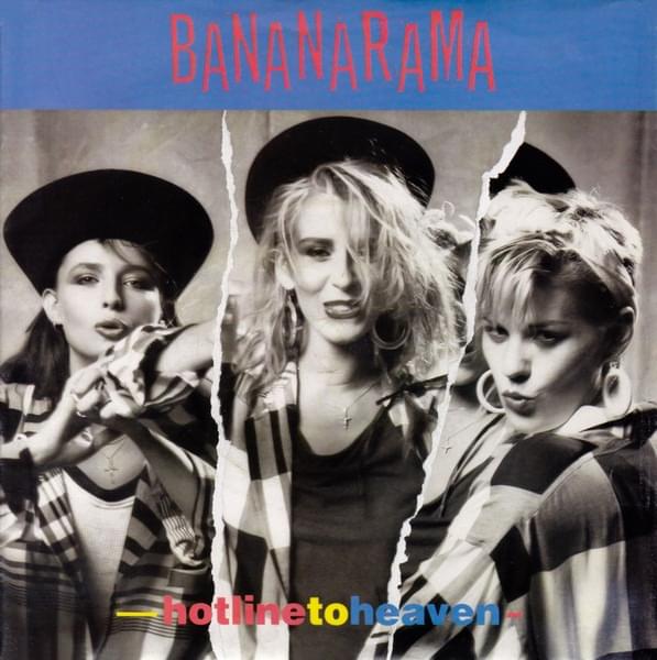 Album cover art for "Hot Line to Heaven" by Bananarama