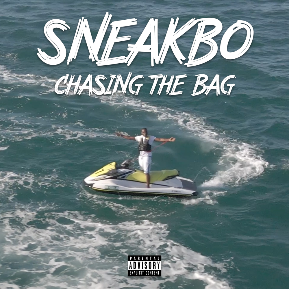 Album cover art for "Chasing the Bag" by Sneakbo