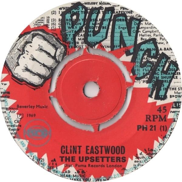 Album cover art for "Clint Eastwood" by Lee “Scratch” Perry
