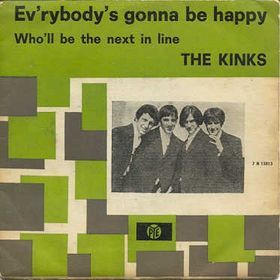 Album cover art for "Ev’rybody’s Gonna Be Happy" by The Kinks