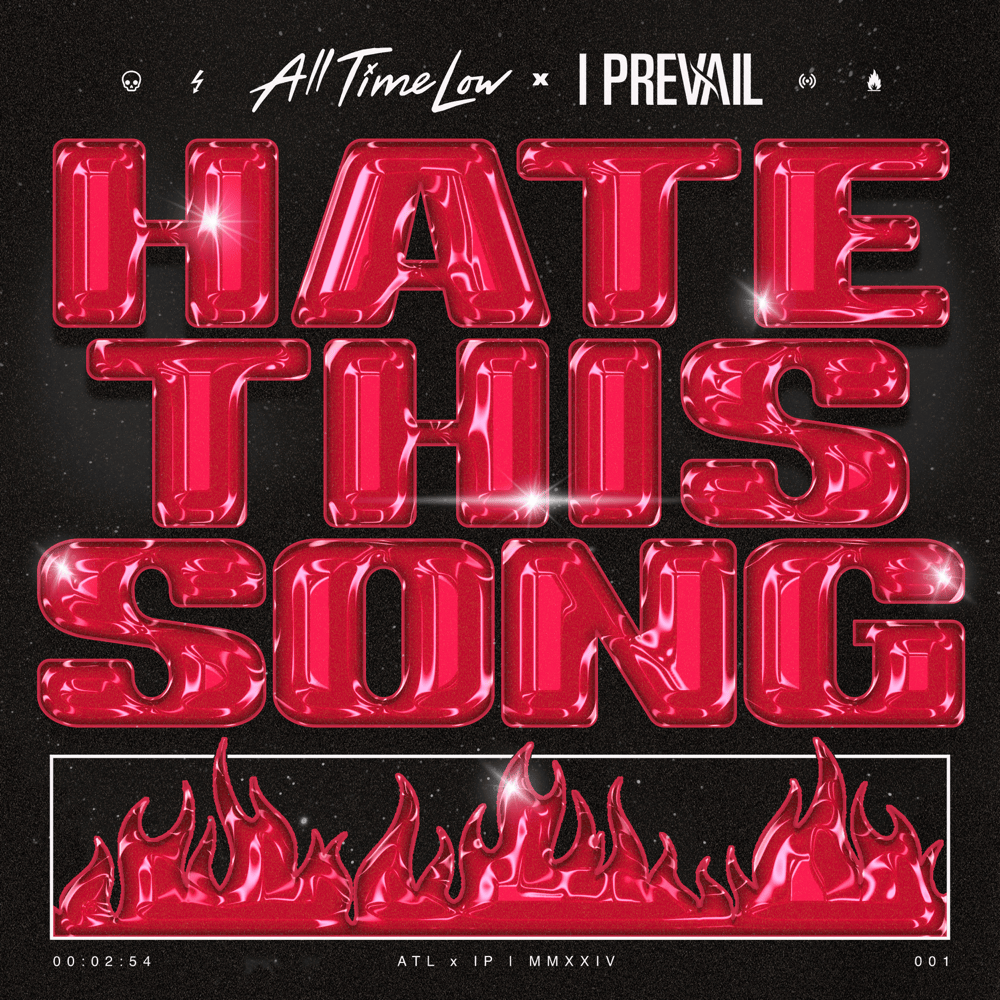 Album cover art for "HATE THIS SONG" by I Prevail