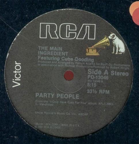 Album cover art for "Party People" by The Main Ingredient