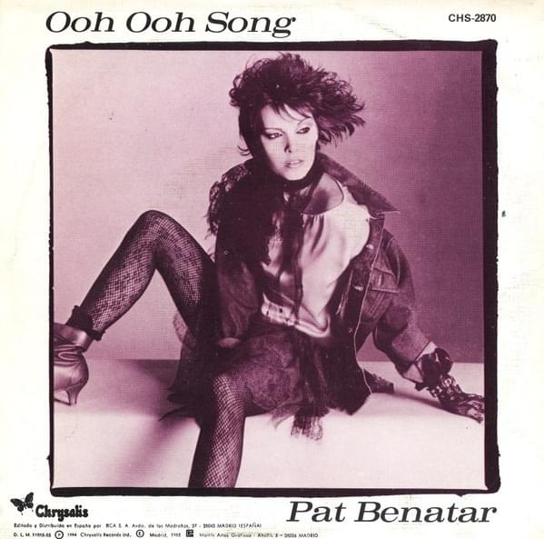 Album cover art for "Ooh Ooh Song" by Pat Benatar