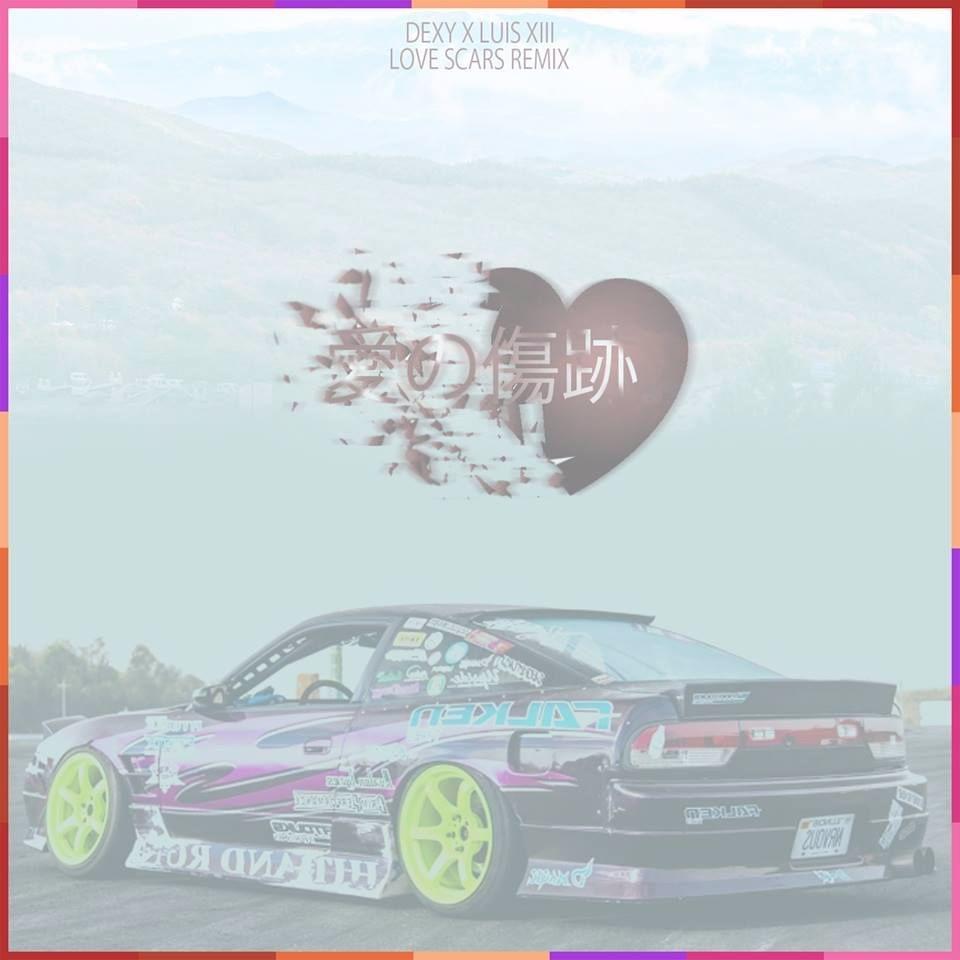 Album cover art for "Luv Scars 197" by Elon & Lui 197