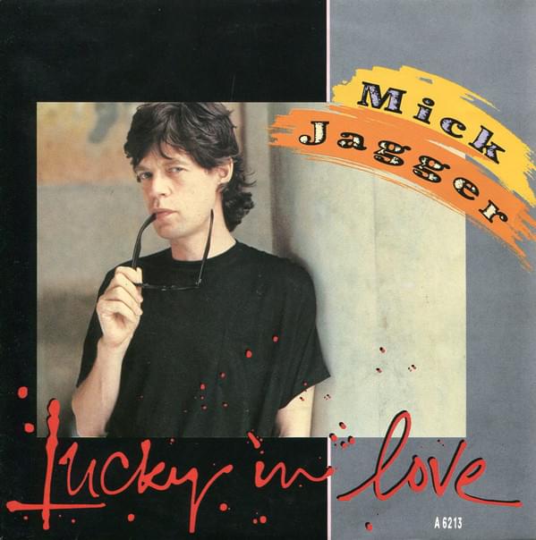 Album cover art for "Lucky in Love" by Mick Jagger