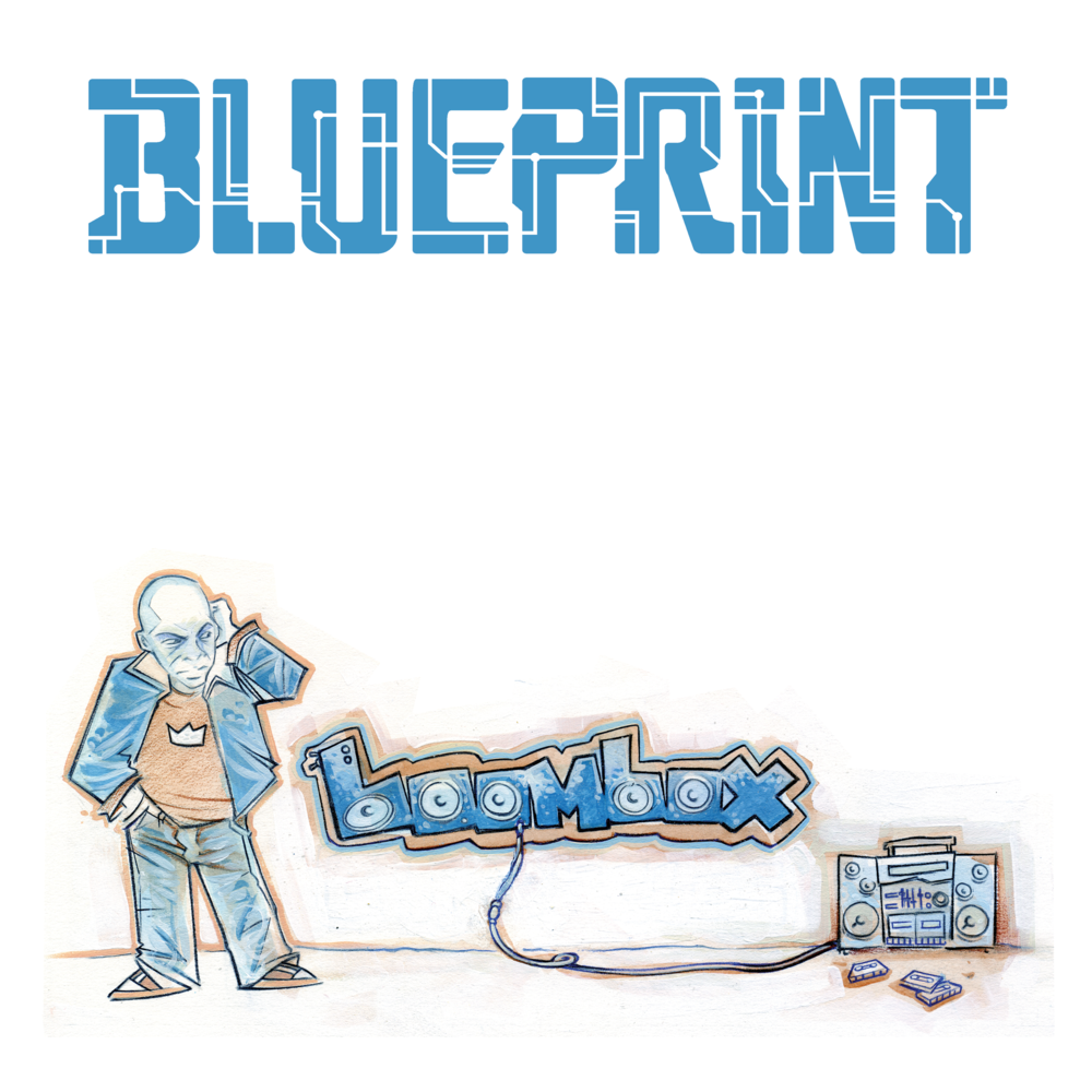 Album cover art for "Boombox" by Blueprint