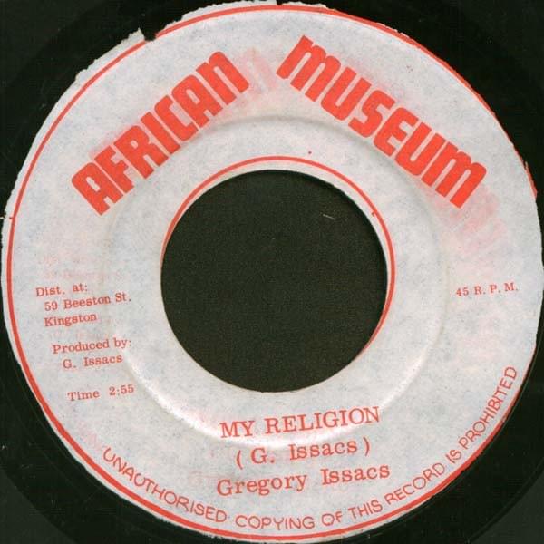 Album cover art for "My Religion" by Gregory Isaacs