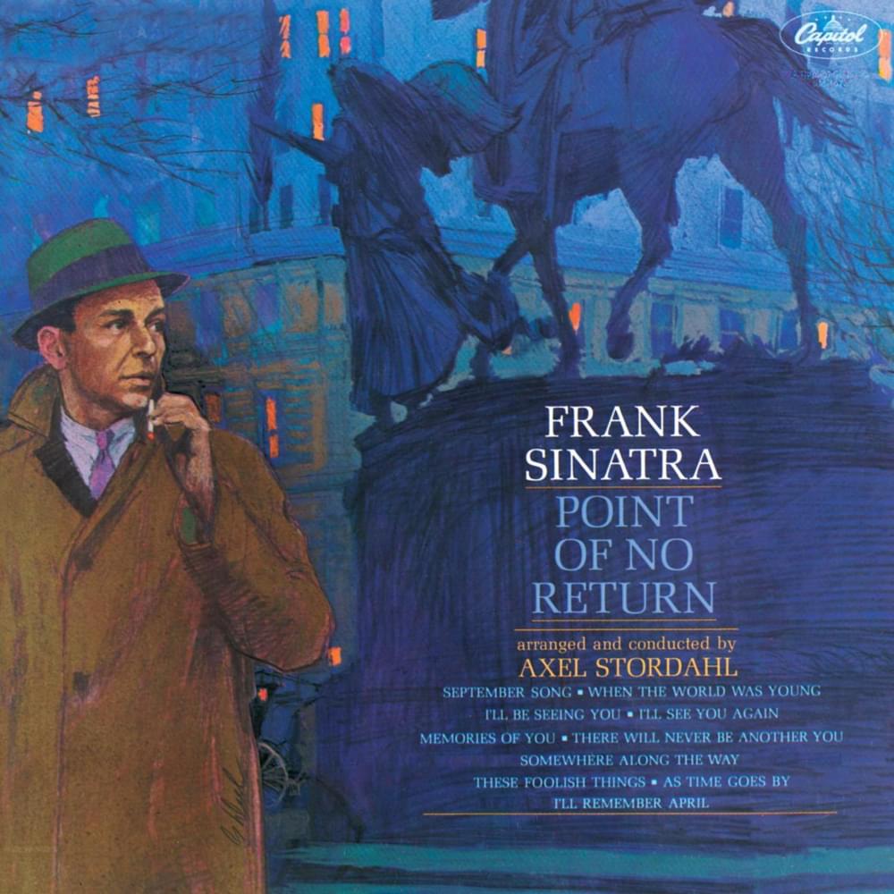 Album cover art for "Lean, Baby" by Frank Sinatra