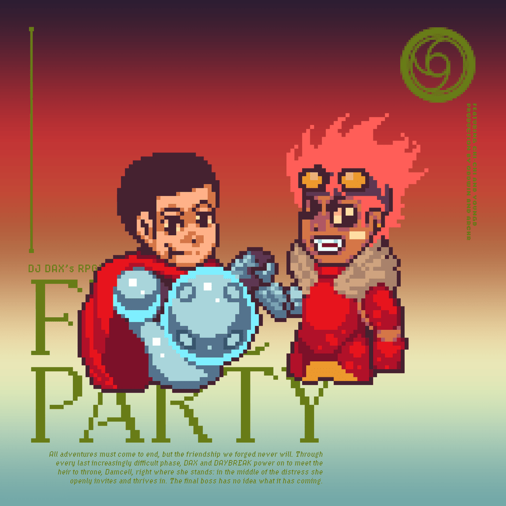 Album cover art for "FULL PARTY" by pdr dax & Chi-Chi (USA) & Young D