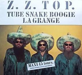 Album cover art for "Tube Snake Boogie" by ZZ Top
