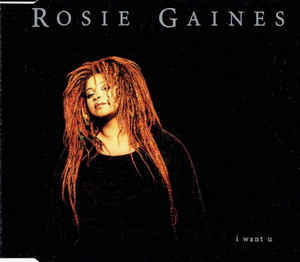 Album cover art for "I Want U (Purple Version)" by Rosie Gaines